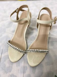 classy  satin ankle woman heel