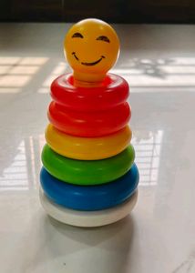 Smiley Stacking Rings Toy