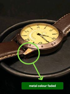Timex BEIGE dial watch
