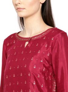 Aurelia Maroon Kurta( New Unit)