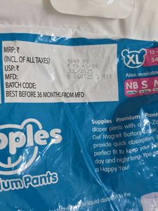Supples Premium Pants Diapers