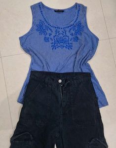 ❗SALE❗Royal blue top