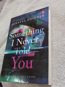 Something I Never Told You Book