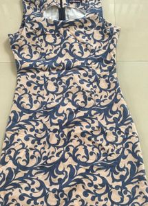 Stylish Printed Sleeveless Dress