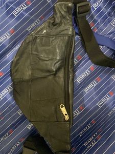 black waist bag