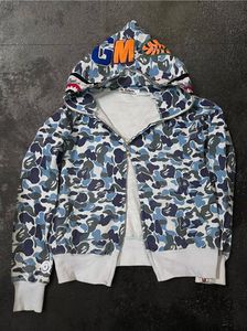 BAPE Shark Camo Zip Hoodie