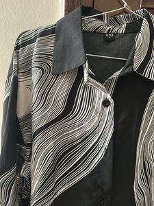 Abstract Wave Pattern Shirt