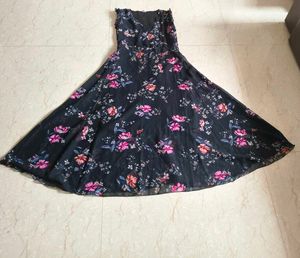 Floral Print Maxi Dress,