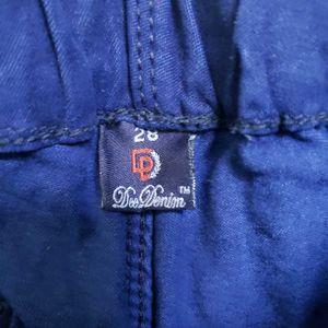 Girls' Blue Denim Jeggings
