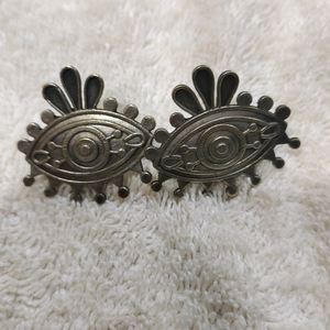 Silver look alike earing