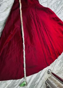 Maroon Lehenga Choli with Embellished Blouse