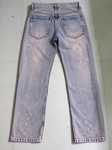 Retro Washed Patch Jeans