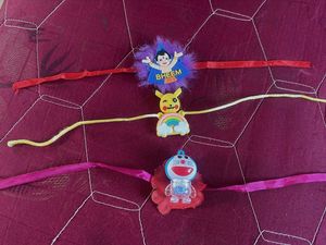 Cartoon Rakhi Set