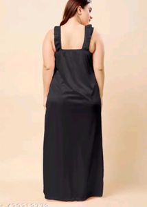 Satin Lace Trim Nightgown with shrug