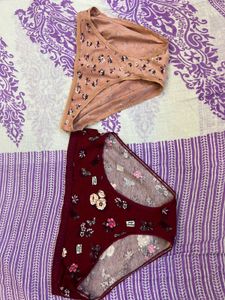 Floral Print Panties - Pack of 2
