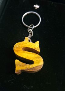 S Letter Key Chain