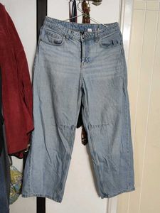Light Wash Wide Leg Jeans