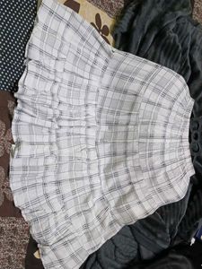 Chic Plaid Casual Skirt