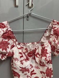 red ruffle top cute Barbie vibes