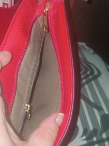 Chic Red Quilted Crossbody Bag