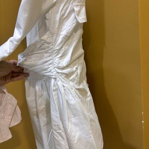 Chic White Shirt Dress