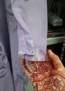 Beautiful Lavender Floral Kurta Set