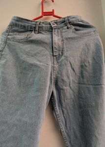 Light Wash Wide Leg Jeans