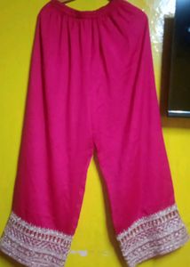 Elegant Pink Kurta Set with Palazzo