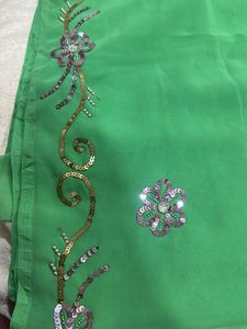 hand work very beautiful saree