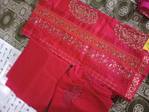 Beautiful Rani Embroidered Kurta Set