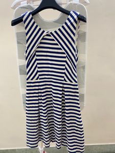 Striped Navy & White Summer Dress
