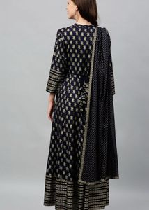 ANARKALI KURTA WITH DUPATTA
