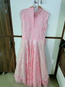 beautiful baby pink kurta/gown