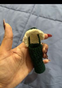 Crocheted Hair Clip Holder