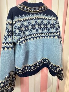 Vintage Nordic Knit Cardigan