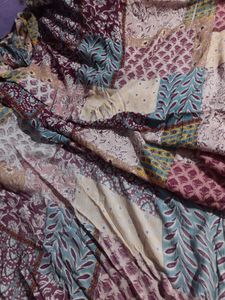 Boho Patchwork dress material for lady's