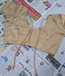 Golden Brocade stitched Blouse