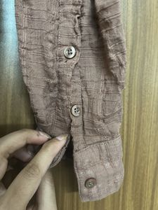 Max Women's Textured Button-Up Shirt
