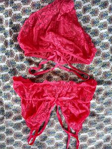 Red lingerie