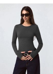 Classic Grey Long Sleeve Top