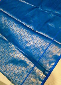 blue colour pattu saree