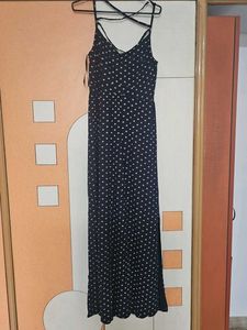 Navy Maxi Slip Dress