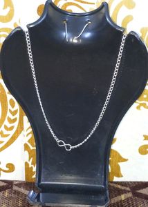 Neck pendent chain Gold silver eyerring Combo evil