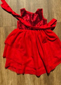 Red Sequin Top by H&amp;M