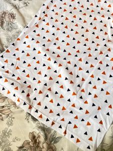 Lacoste White Triangle Print T-Shirt