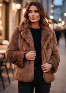 Brown Furry Coat