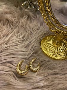 Gold Chunky Hoops
