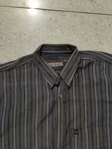 Striped Men's Short Sleeve Shirt
