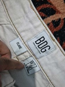 Bootcut/Bell Bottom Denim Jeans White