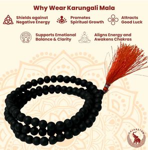Karungali Malai Original 108 Beads for Japam.